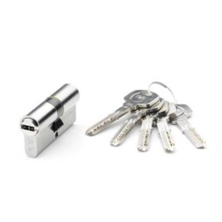 CILINDRO SEGURIDAD 30X40 NIQUEL YL6 LEVA CORTA