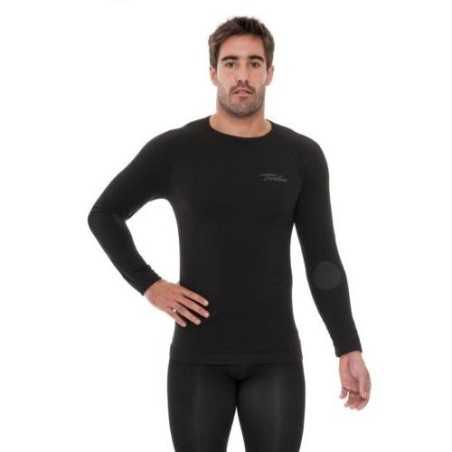 CAMISETA THERMOLITE MANGA LARGA NEGRO XL