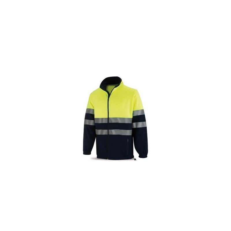 CHAQUETA POLAR ALTA VISIBILIDAD BICOLOR T.2XL
