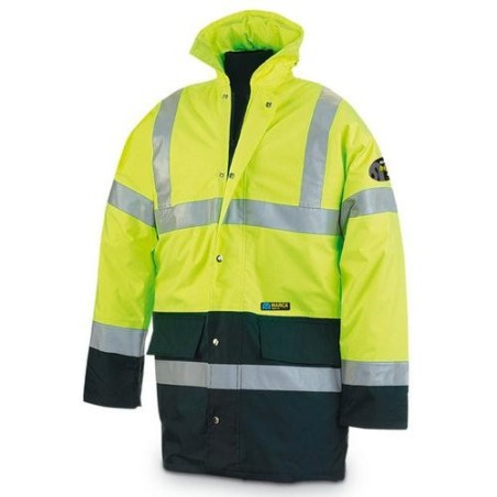 PARKA FLUO MIXTA AMARILLA/AZUL T.XL 288PFMIXYFA