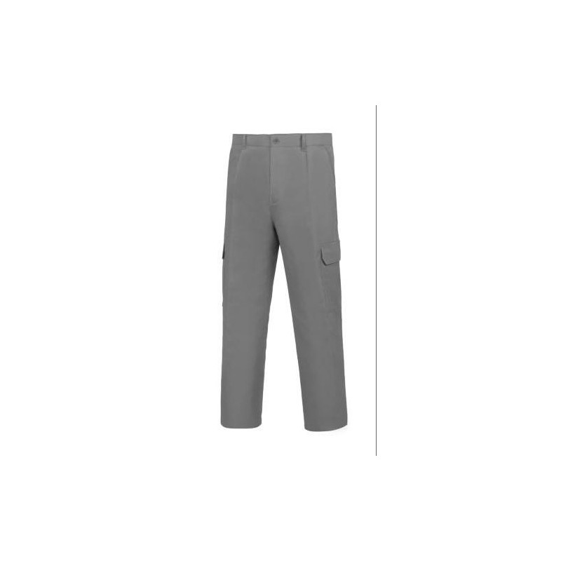 PANTALON MULTIBOLSILLOS TERGAL GRIS 48