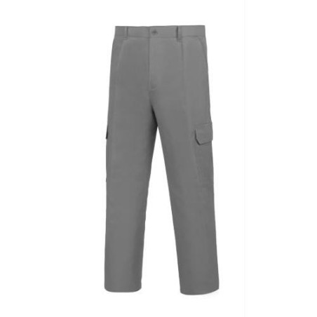 PANTALON MULTIBOLSILLOS TERGAL GRIS 56