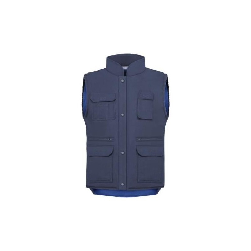 CHALECO MULTIBOLSILLOS FORRO POLAR 1020AM- M