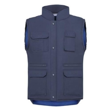 CHALECO MULTIBOLSILLOS FORRO POLAR 1020AM- M