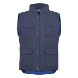 CHALECO MULTIBOLSILLOS FORRO POLAR 1020AM- L