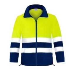 FORRO POLAR A.V. ABIERTO BICOLOR 3051AFAM T- XL