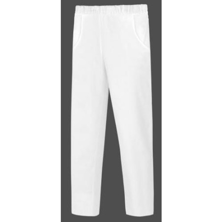 PANTALON GOMA SIN CREMALLERA BLANCO PSU99- 2
