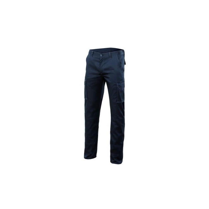 PANTALON ALGODON/FIBRA/POLIESTER STRETCH NEGRO T52