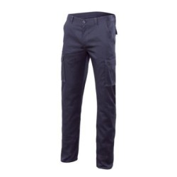 PANTALON ALGODON/FIBRA/POLIESTER STRETCH MARINO 50