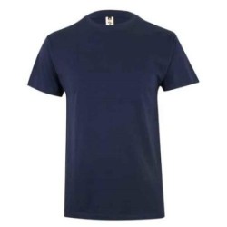 CAMISETA MANGA CORTA 155 G/M2 COLOR NAVY TALLA L
