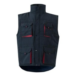 CHALECO ACOLCHADO BICOLOR AZUL/ROJO T.L 205902