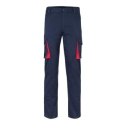 PANTALON STRETCH BICOLOR AZUL/ROJO T.46 103024S