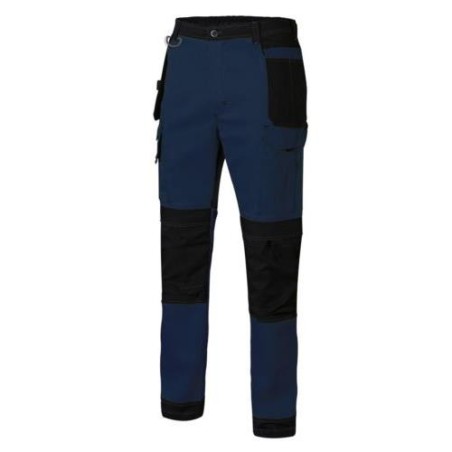 PANTALON CANVAS STRETCH AZUL MAR./NEGRO T- S