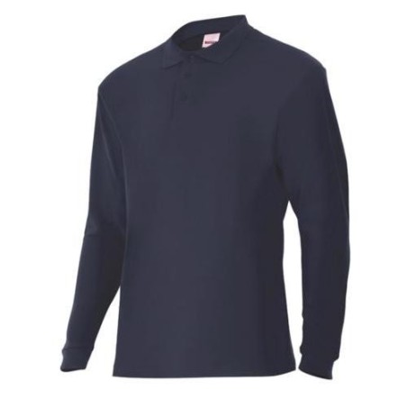 POLO MANGA LARGA AZUL NAVY P105503 61 T-2XL
