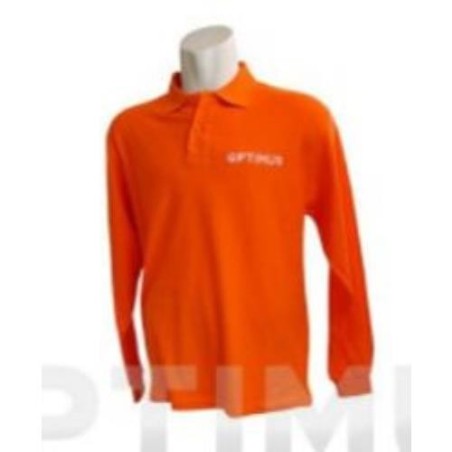 POLO MANGA LARGA OPTIMUS NARANJA XXXL