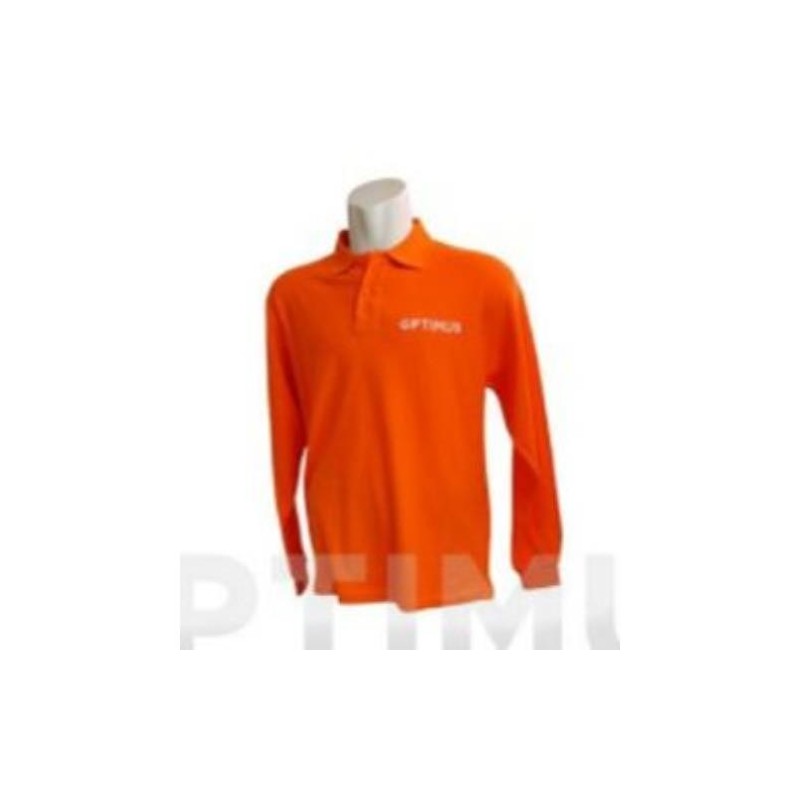 POLO MANGA LARGA OPTIMUS NARANJA M