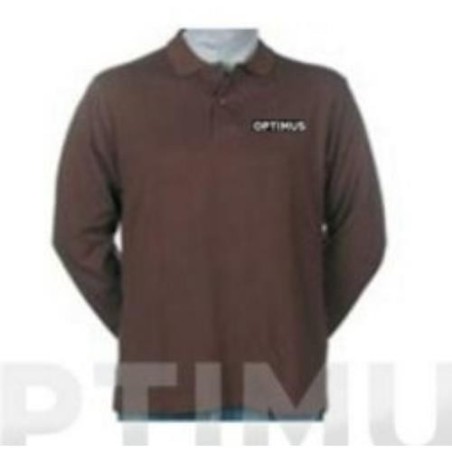 POLO MANGA LARGA OPTIMUS MARRON XL