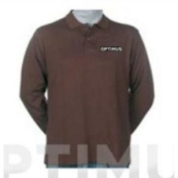 POLO MANGA LARGA OPTIMUS MARRON M