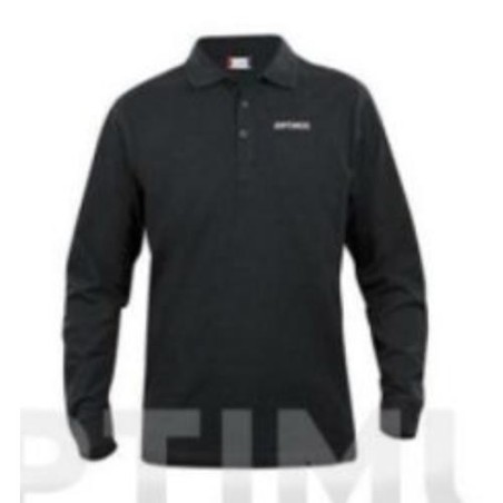 POLO MANGA LARGA OPTIMUS ANTRACITA XL