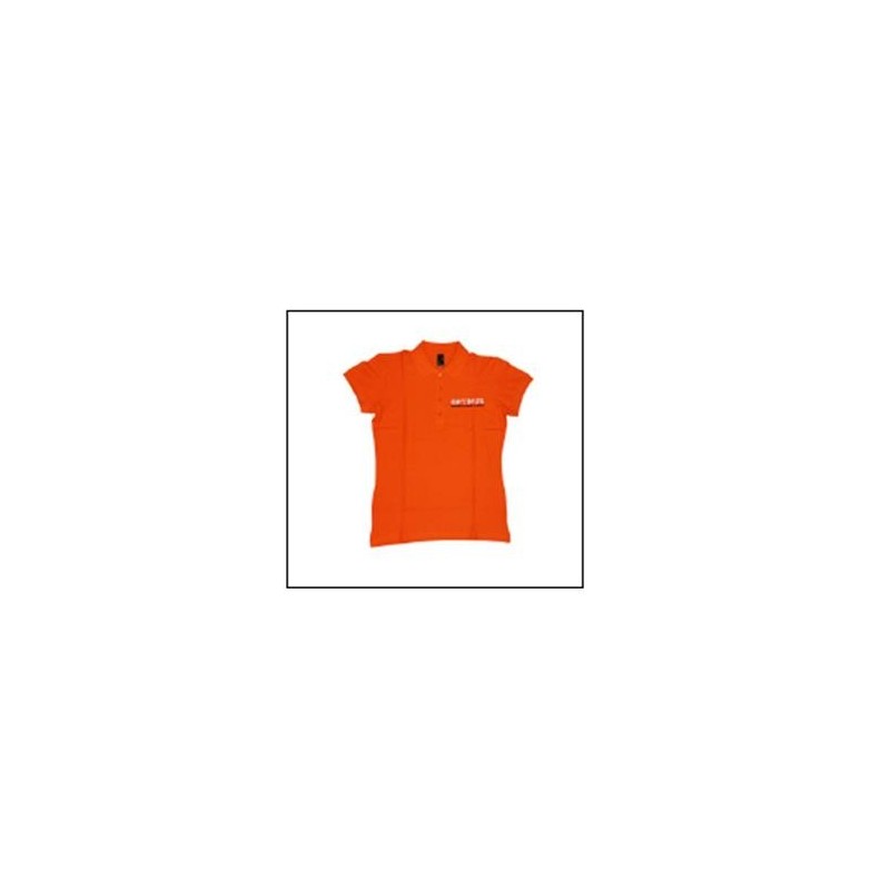 POLO CHICA MANGA CORTA OPTIMUS NARANJA T M