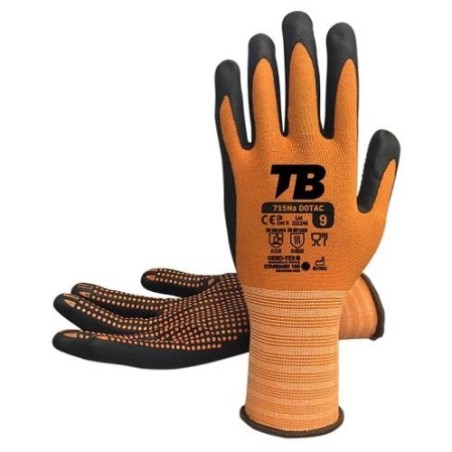 GUANTE NAILON+ELASTANO RECUBIERTO NITRILO FOAM T-9