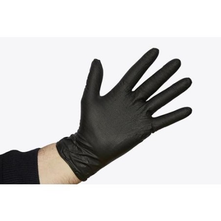 GUANTE ONDULADO JUMBO NEGRO - TALLA L