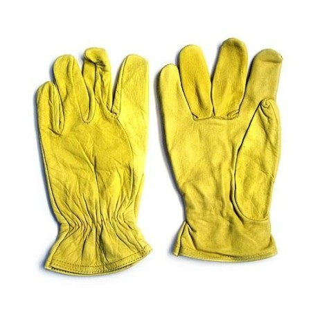 GUANTE FLOR VACUNO AMARILLO H406V/9 PAR