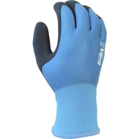 GUANTE POLIESTER/ALGODON RECICLADO CUB LATEX T7