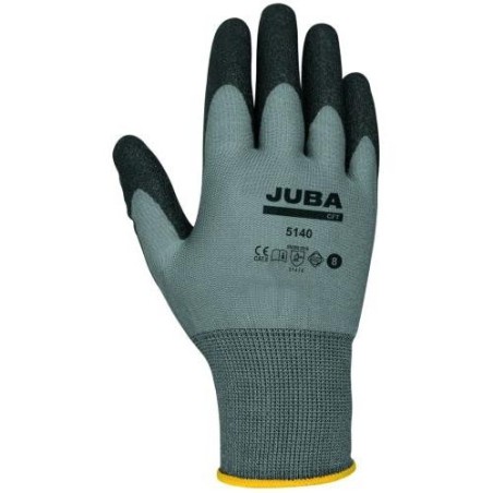 GUANTE NYLON/PVC NEGRO CFT H5140-S PAR