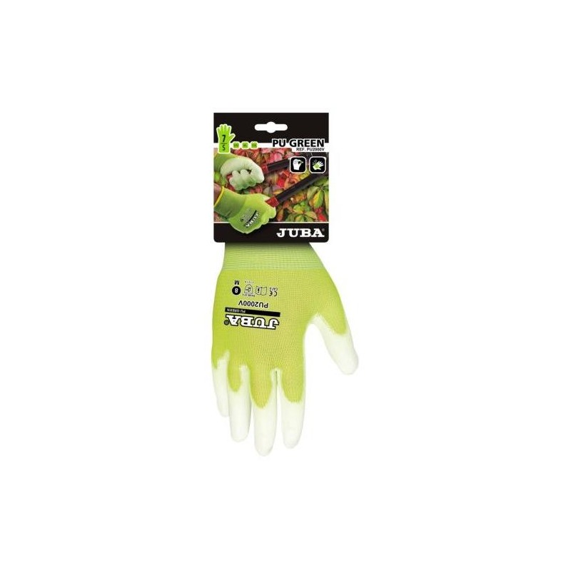 GUANTE NYLON RECUBIERTO PU BLANCO HPU2000V/8