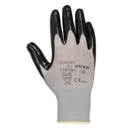 GUANTE ECO-NIT NEGRO T-6 115151 PAR