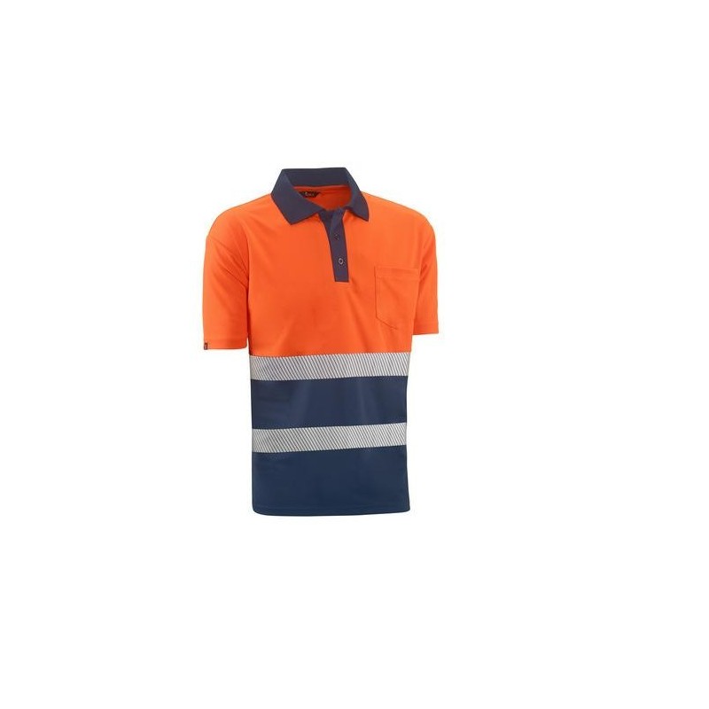 POLO M/C ALTA VISIBILIDAD LONDON NARAN/MARIN T.2XL
