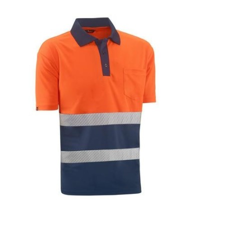 POLO M/C ALTA VISIBILIDAD LONDON NARAN/MARIN T.3XL