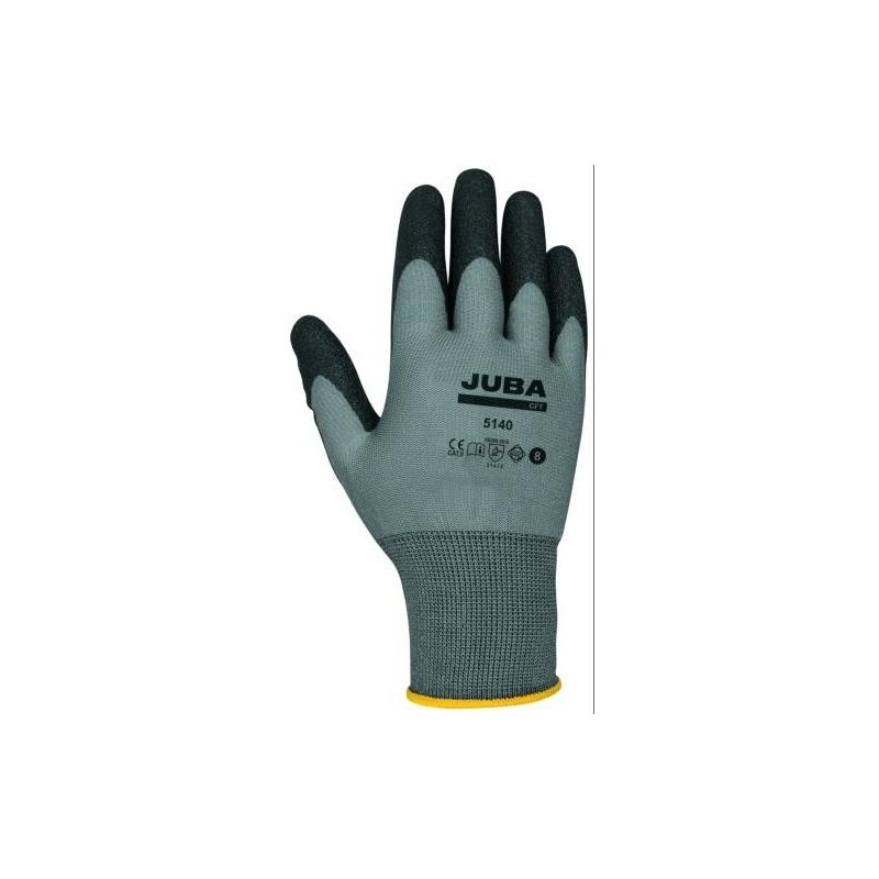 GUANTE NYLON/PVC NEGRO CFT H5140-XL PAR