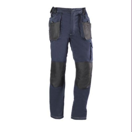 PANTALON MULTIBOLSILLOS FLEX MARINO/NEGRO 181/2XL