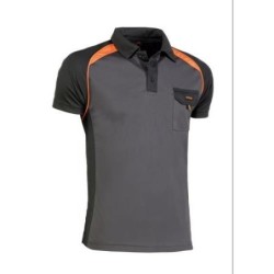 POLO COOL WAY NEGRO/NARANJA 964 M