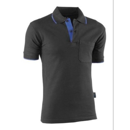 POLO TOP RANGE M/C NGR/AZLN.648 S