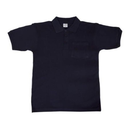 POLO DOUBLE TUCK CON BOLSILLO MARINO 644 S