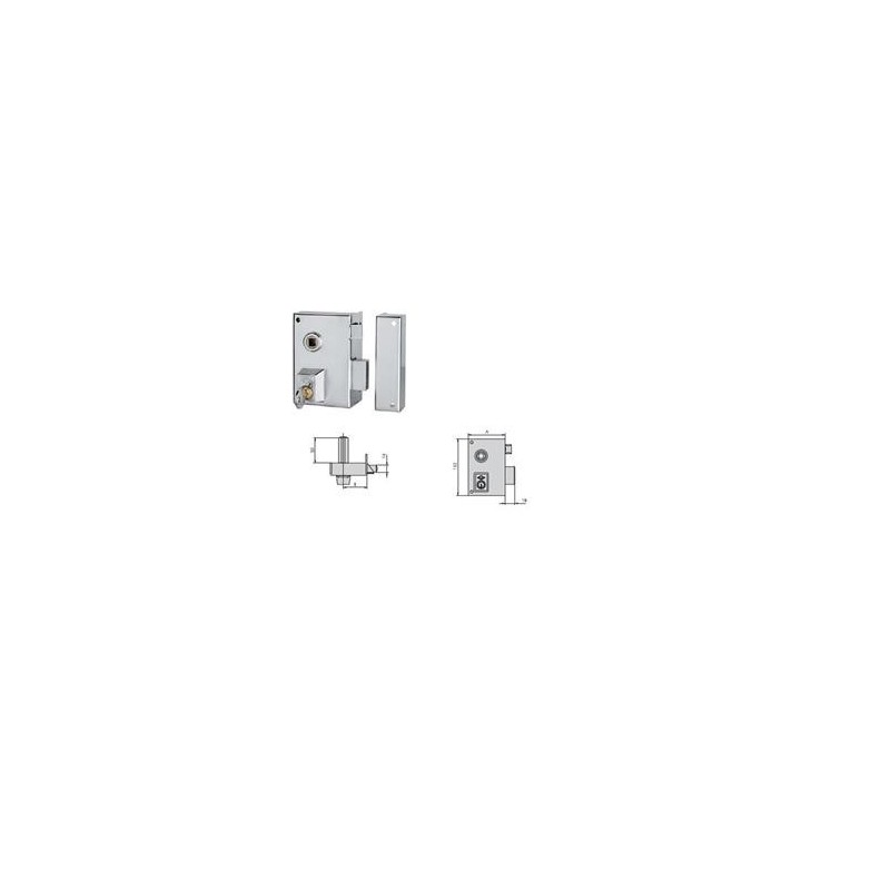 CERRADURA REVERSIBLE 56BR 70 HE IZDA.