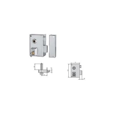 CERRADURA REVERSIBLE 56BR 70 HE IZDA.