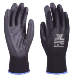 GUANTE PU NEGRO S/COSTURAS ECOCONTACT N A2000 T- 8