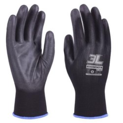 GUANTE PU NEGRO S/COSTURAS ECOCONTACT N A2000 T-10