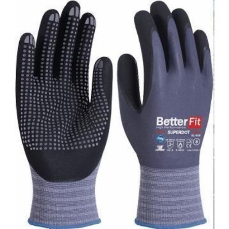 GUANTE NITRILO BETTERFIT SUPERDOT BL-008 T-8