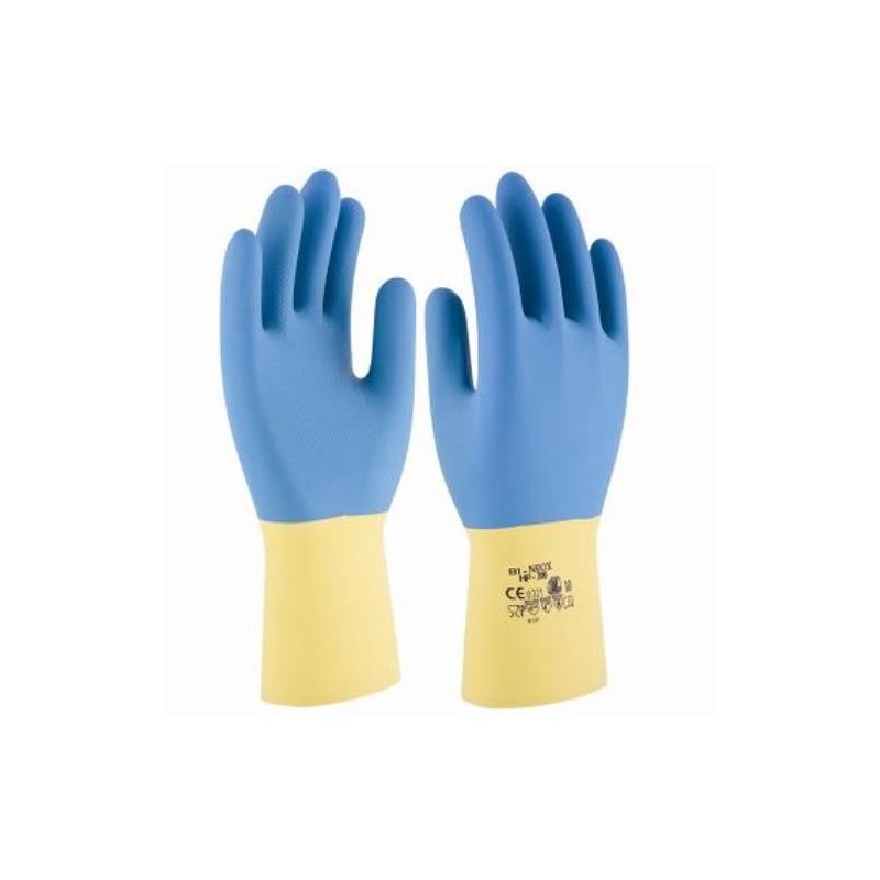 GUANTE BICOLOR POLICLOROPRENO/LATEX BI-NEOX T-7