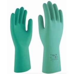 GUANTE NITRILO VERDE SIN SILICONA NITRIL 330 T-9