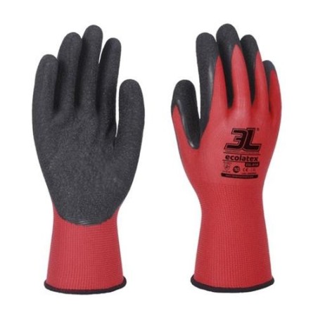 GUANTE POLIESTER/LATEX ECOLATEX ESL-010 TALLA 10