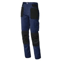 PANTALON STRETCH AZUL/ NEGRO 8730B-040 T. XS