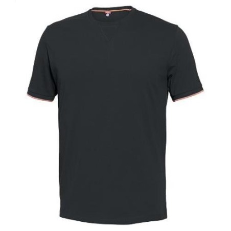 CAMISETA RAPALLO 100% COTONE NEGRO 8182 T-L