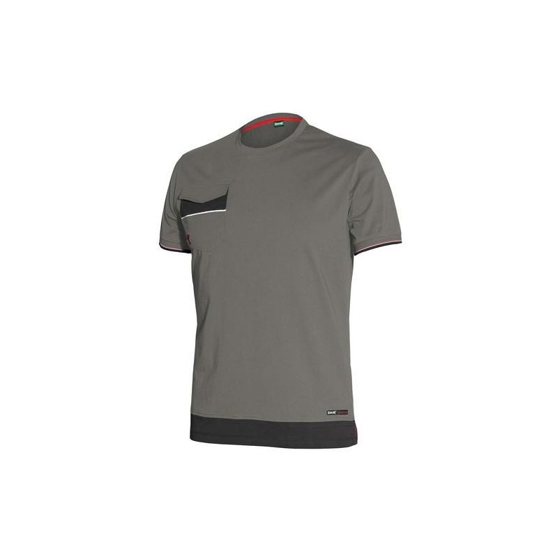 CAMISETA BOOM GRIS 100% ALGODON T. XXL 8810B-080