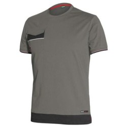 CAMISETA BOOM GRIS 100% ALGODON T. 3XL 8810B-080